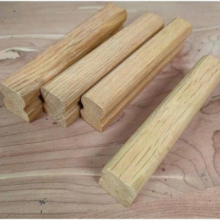 Phụ Kiện : Tay Nắm Ngăn Kéo Tủ Bằng Gỗ Sồi - Bản Gỗ